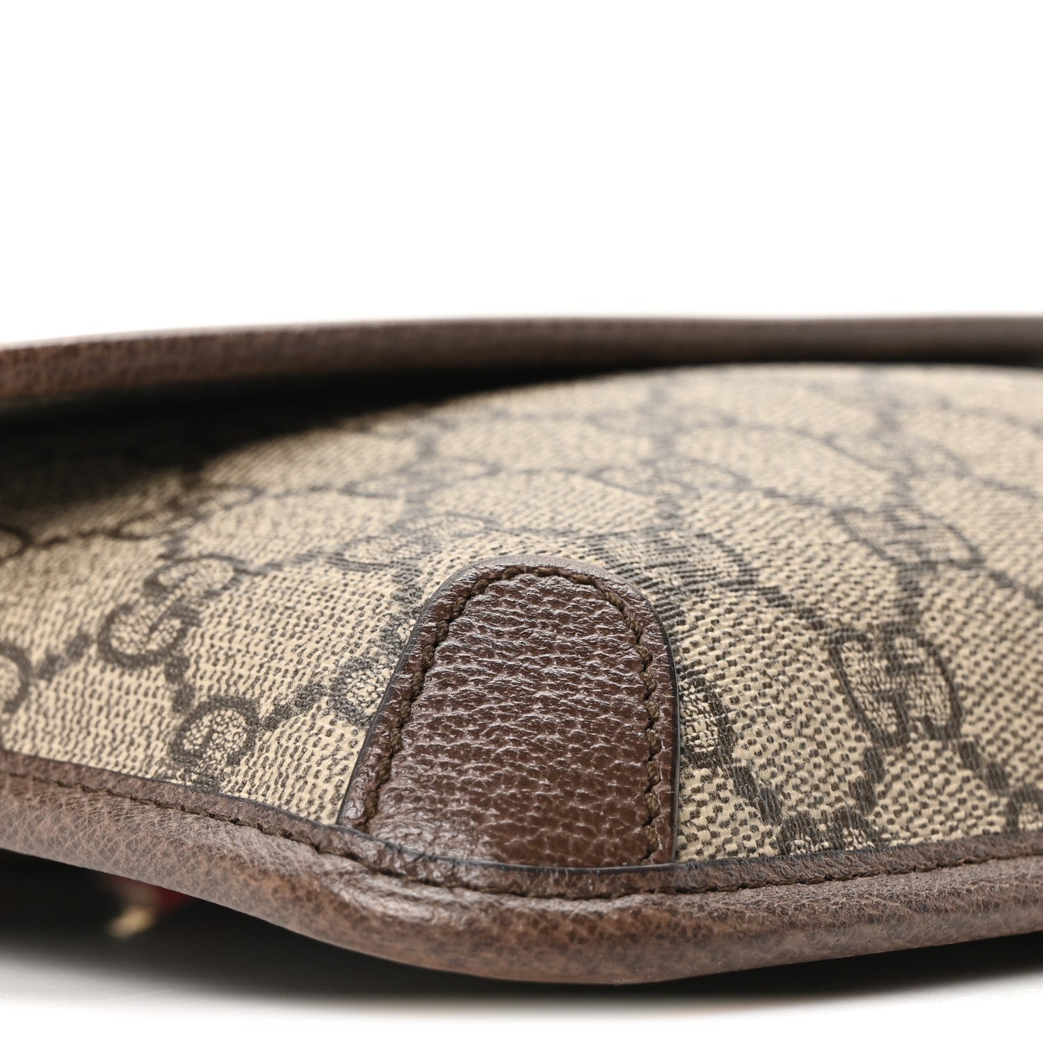 Gucci GG Supreme Monogram Neo Vintage Web Belt Bag Brown 8 of 9