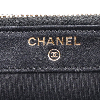 Chanel Lurex Straw Small Deauville Clutch With Chain Black 6 of 11