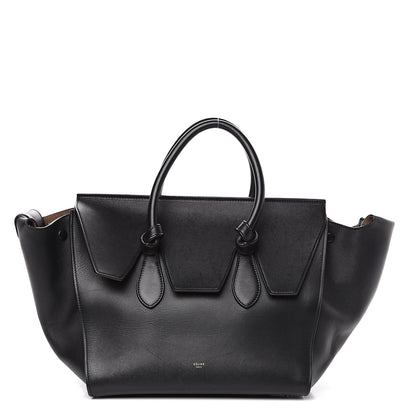 Celine Smooth Calfskin Small Tie Knot Tote Black 1 of 17