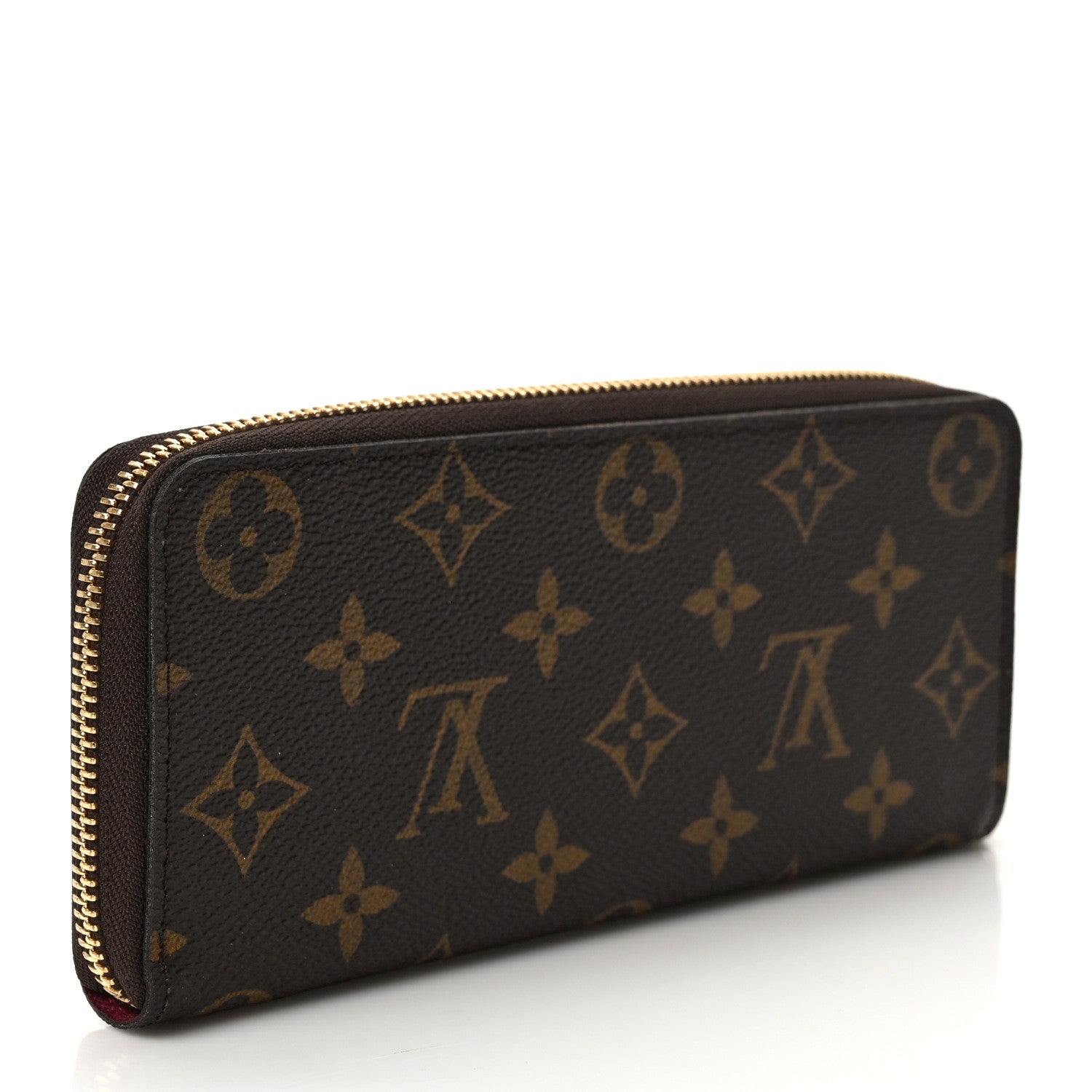 Louis Vuitton Monogram Clemence Wallet Fuchsia 3 of 6