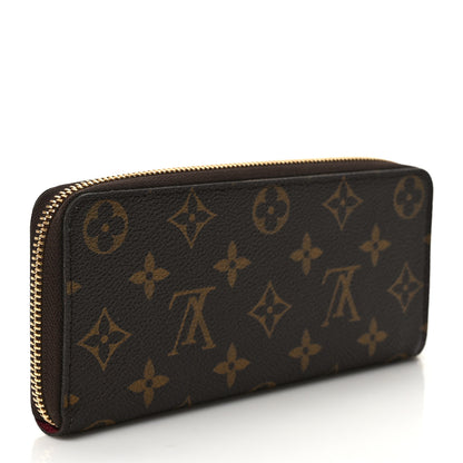 Louis Vuitton Monogram Clemence Wallet Fuchsia 3 of 6