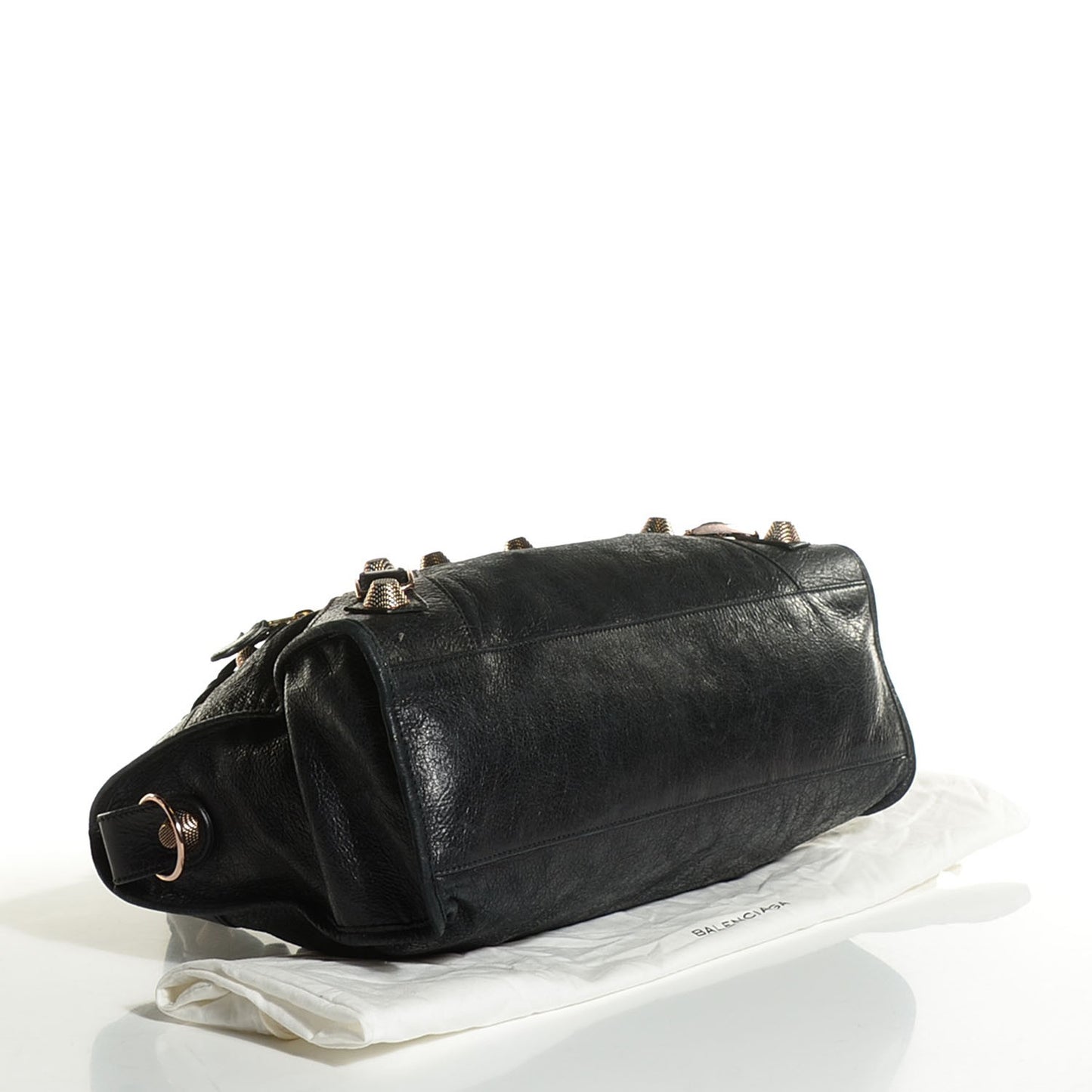 Agneau Giant 21 Rose Gold Hardware City Black