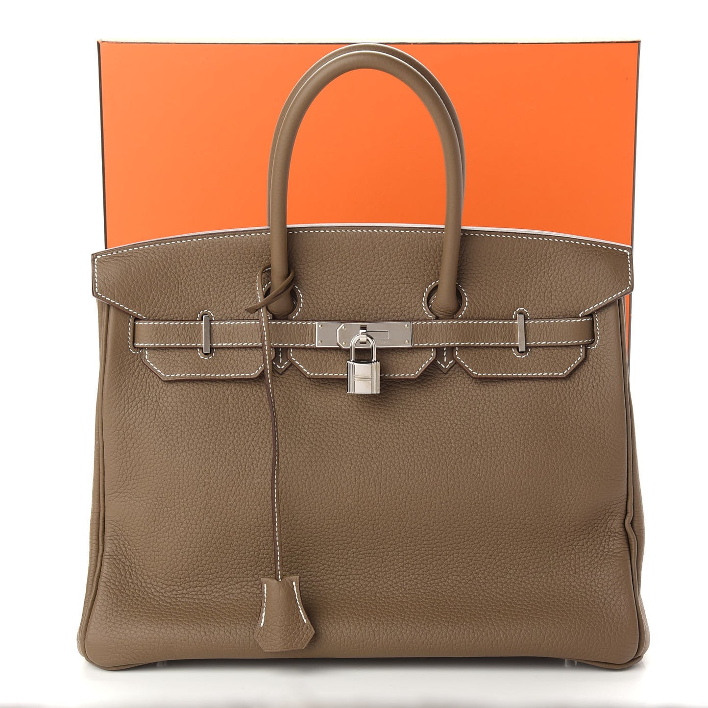 Taurillon Clemence Birkin 35 Etoupe