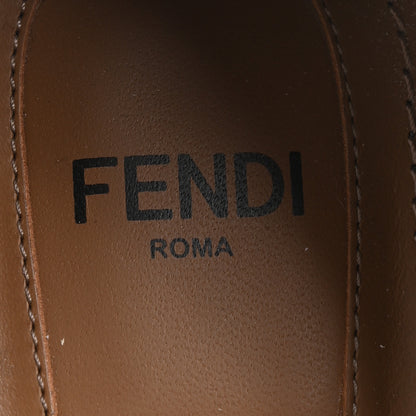 Fendi Vitello Delfina High Heel Pumps 37 Tortora 8 of 10