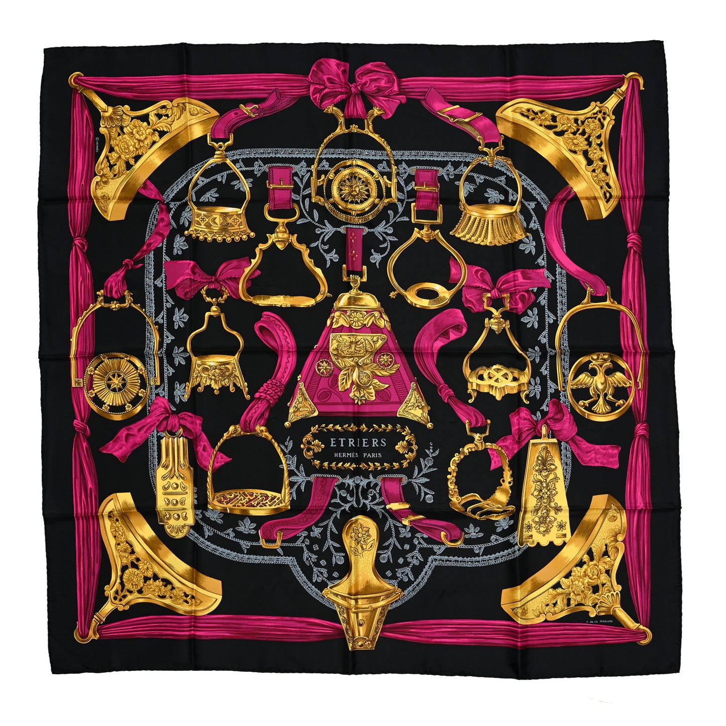 Silk Etriers Scarf 90