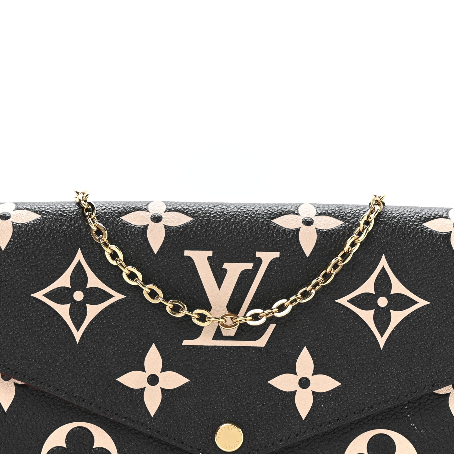 Empreinte Monogram Giant Felicie Pochette Black Beige