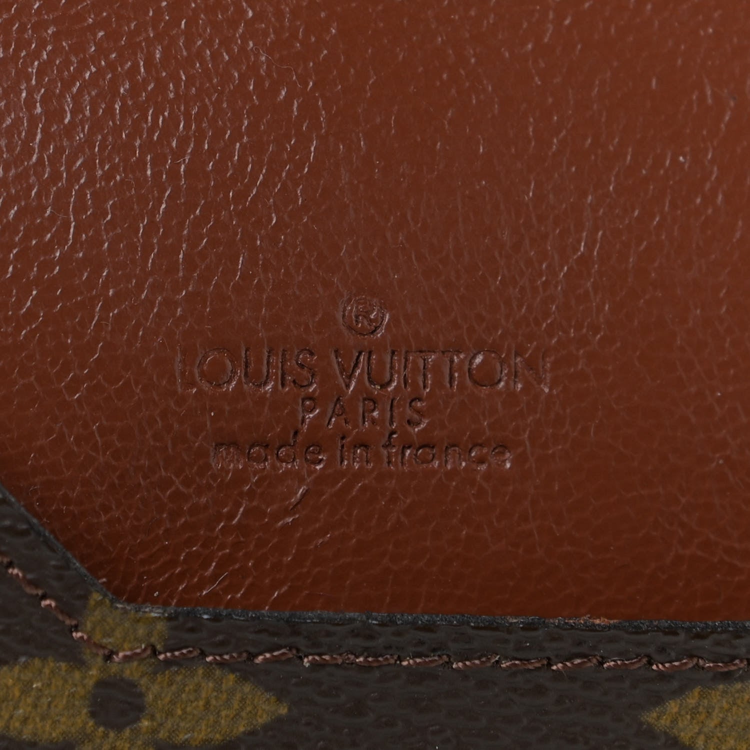 Louis Vuitton Monogram Poche Plate Envelope Clutch MM 8 of 11