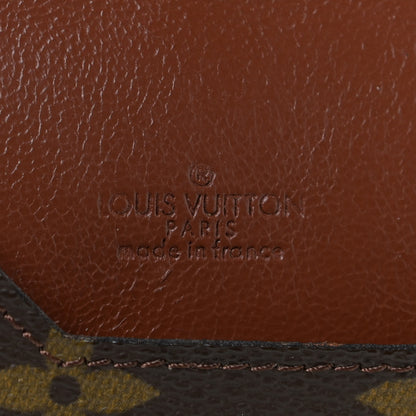 Louis Vuitton Monogram Poche Plate Envelope Clutch MM 8 of 11