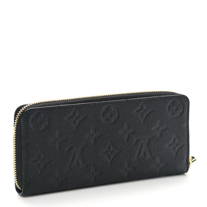 Louis Vuitton Empreinte Clemence Wallet Black 2 of 7