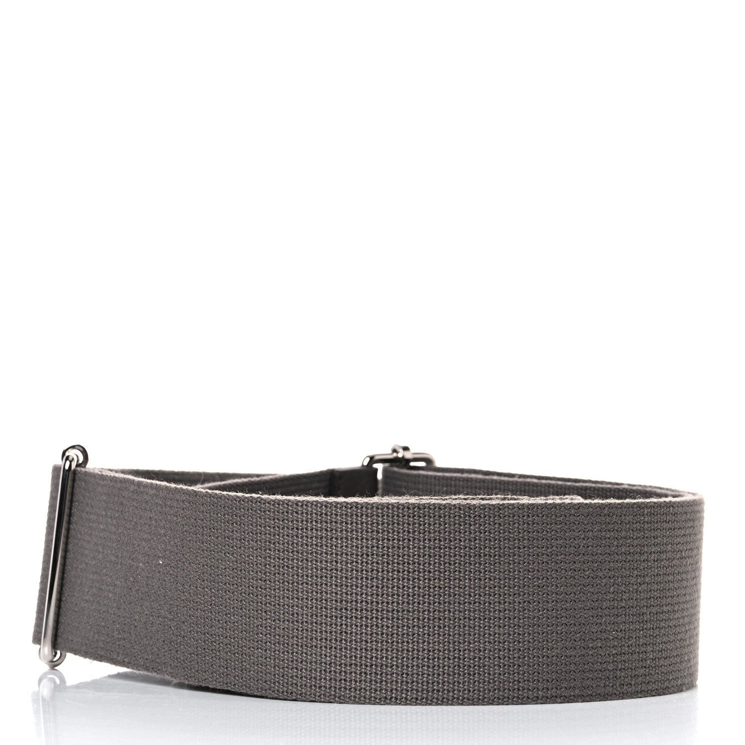 Hermes Toile Taurillon Clemence Shoulder Strap Etain 2 of 4