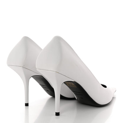 Balenciaga Soft Nappa Square Knife 80mm Pumps 36 White 4 of 17