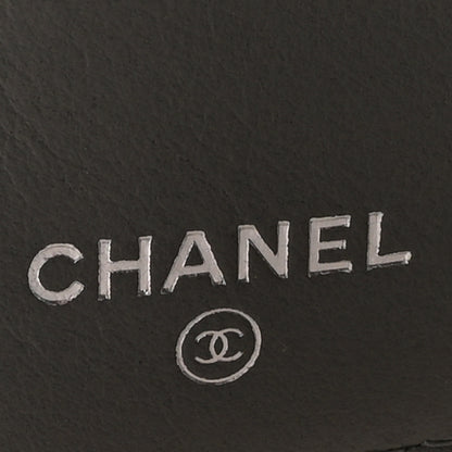 Chanel Calfskin Chevron Quilted Medium Boy Flap Wallet Grey 6 of 8