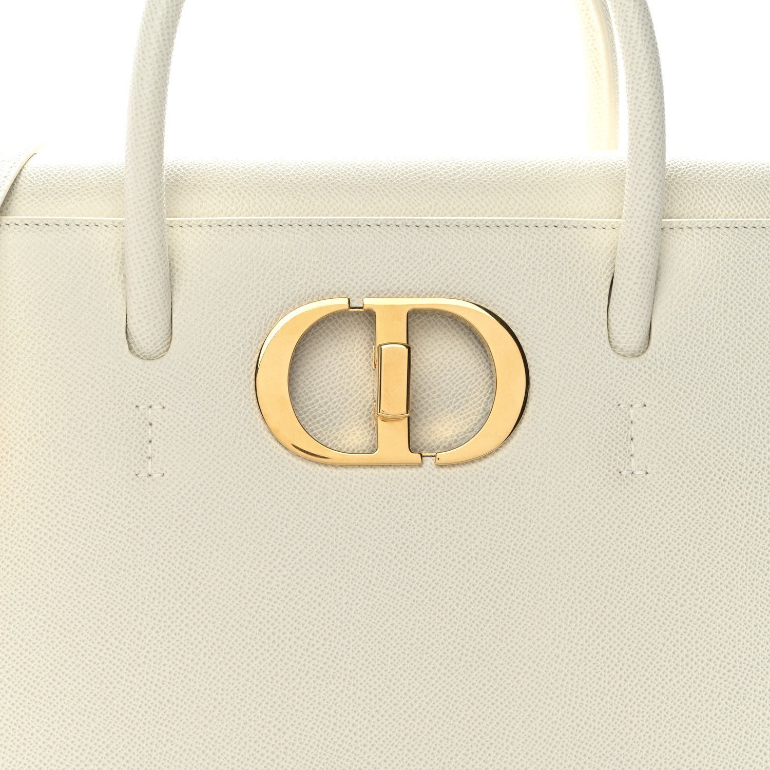 Christian Dior Grained Calfskin Large St. Honore Tote Latte 8 of 10