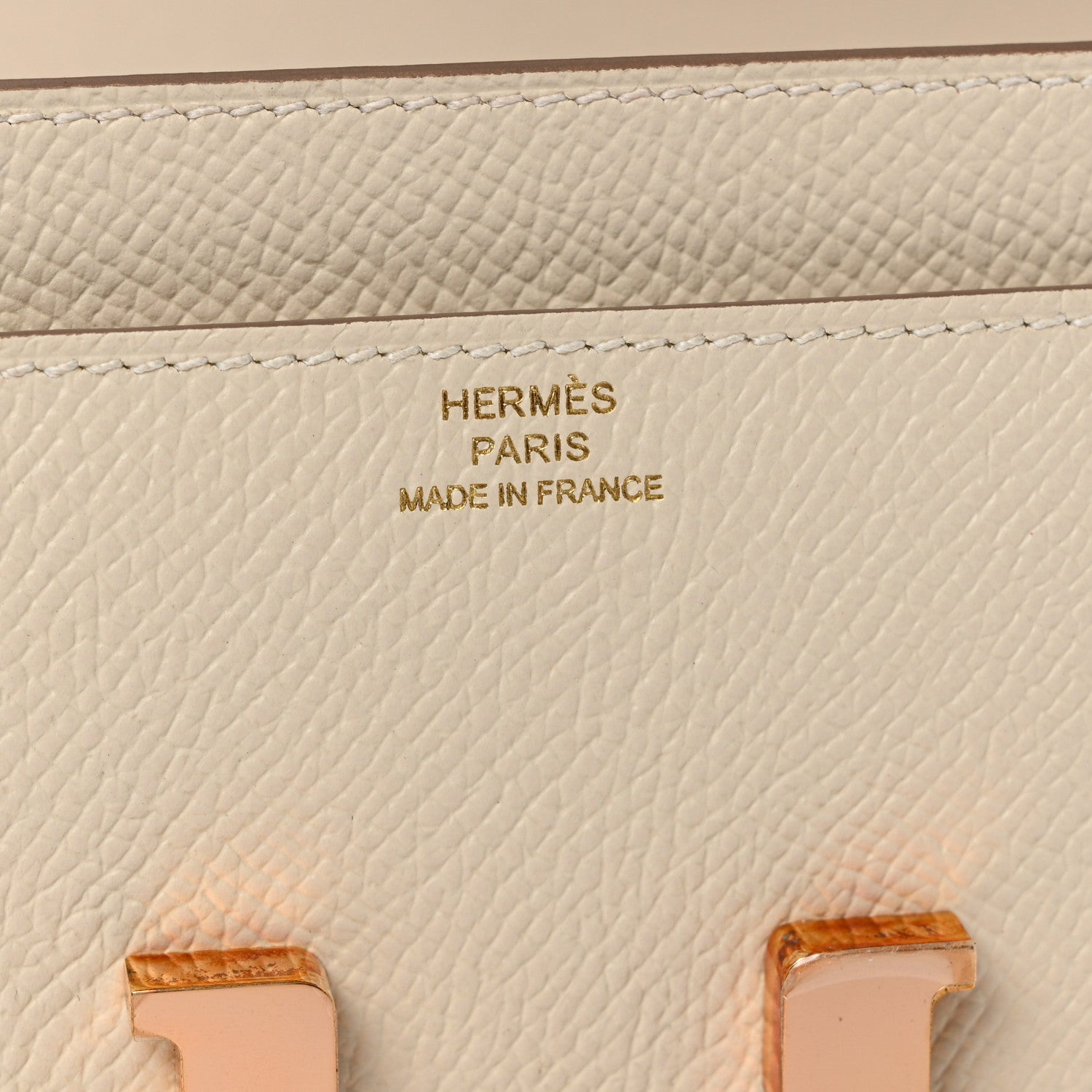 Hermes Epsom Constance Long Wallet Craie 6 of 7