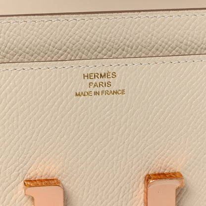 Hermes Epsom Constance Long Wallet Craie 6 of 7