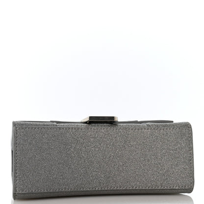 Balenciaga Glitter Fabric Hourglass Top Handle Bag XS Grey 4 of 11