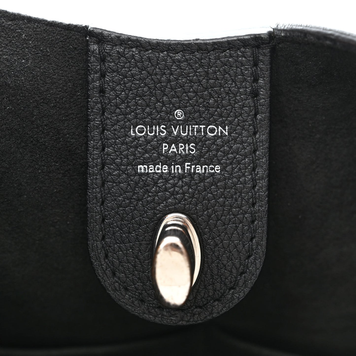 Calfskin Lockme Hobo Black
