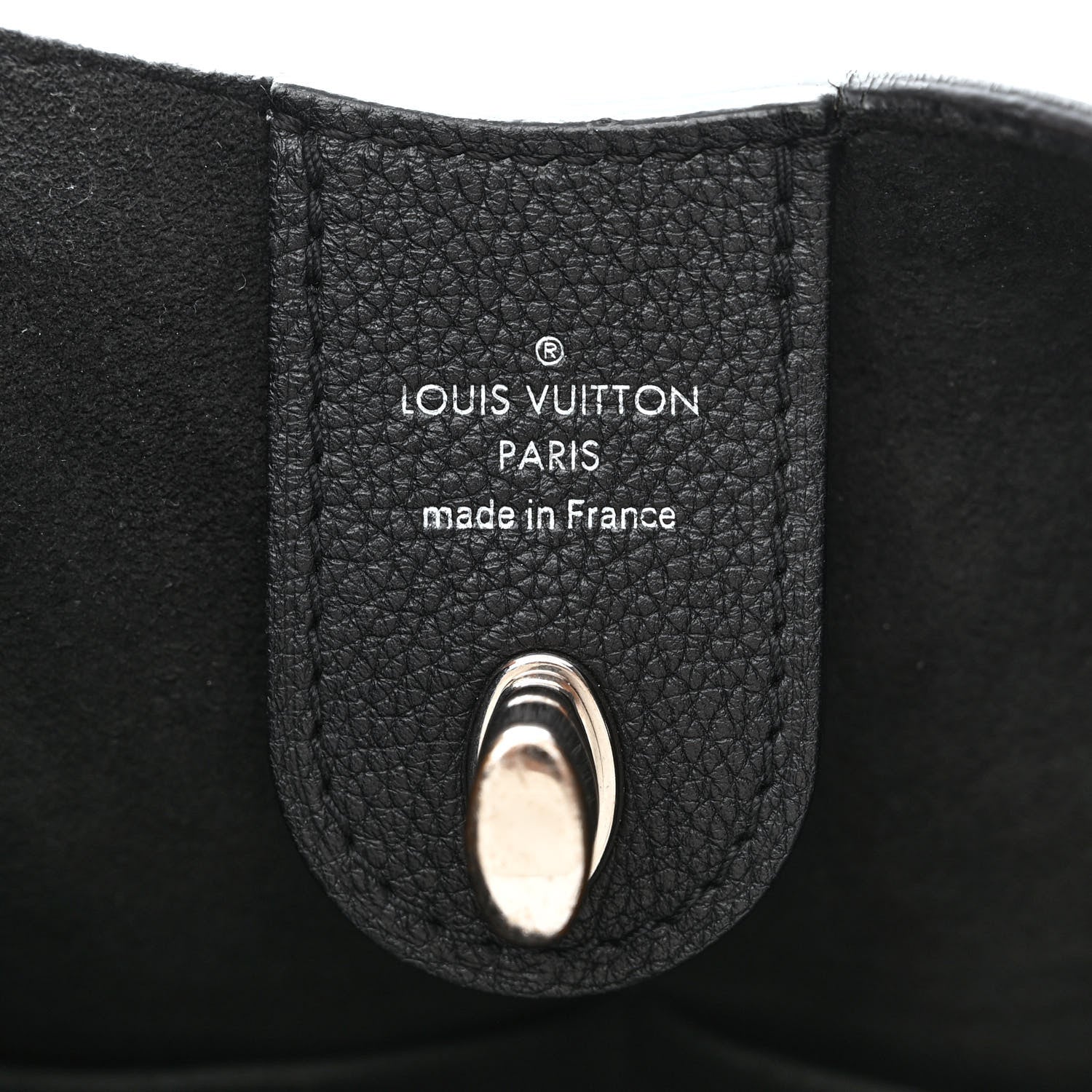 Louis Vuitton Calfskin Lockme Hobo Black 6 of 11