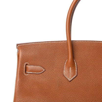 Hermes Natural Barenia Faubourg Birkin 35 Fauve 28 of 32