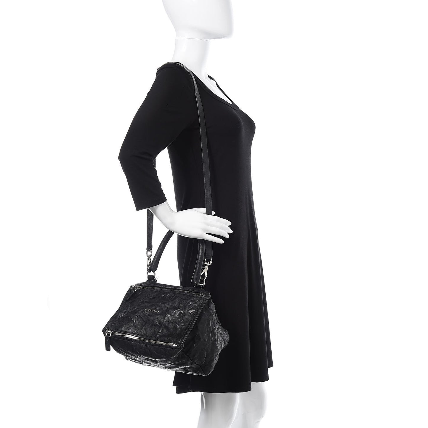 Tumbled Sheepskin Small Pandora Black