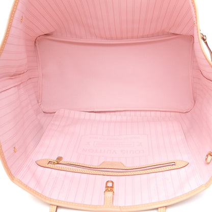 Louis Vuitton Damier Azur Neo Neverfull GM Rose Ballerine 4 of 6
