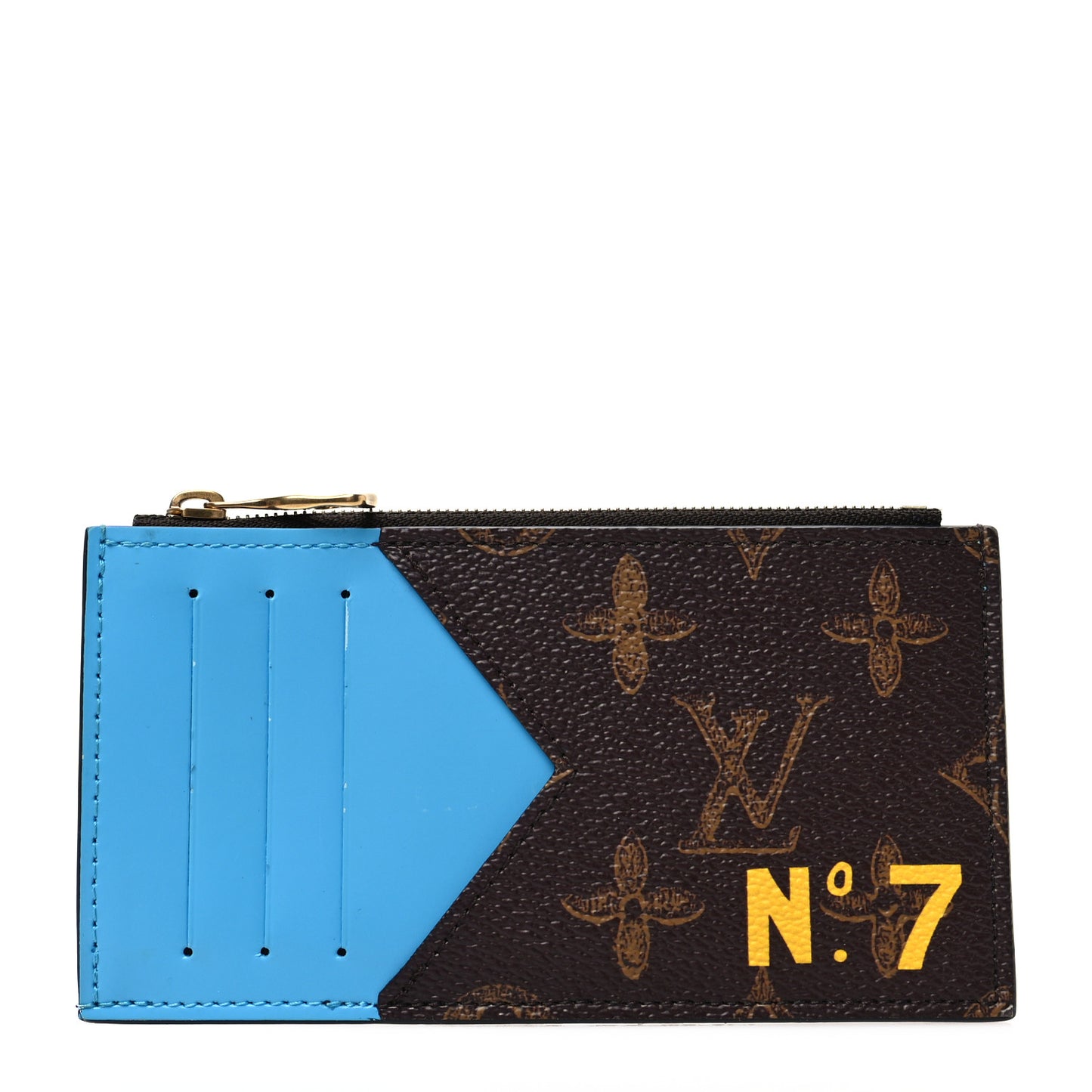 Monogram Vintage Calfskin Trunk L'œil Coin Card Holder