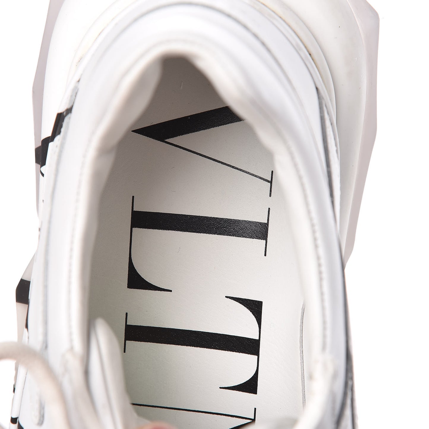 Calfskin VLTN Mens Bounce Sneakers 42 White