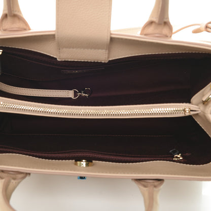 Chanel Grained Calfskin Small Neo Executive Shopper Tote Beige 5 of 8
