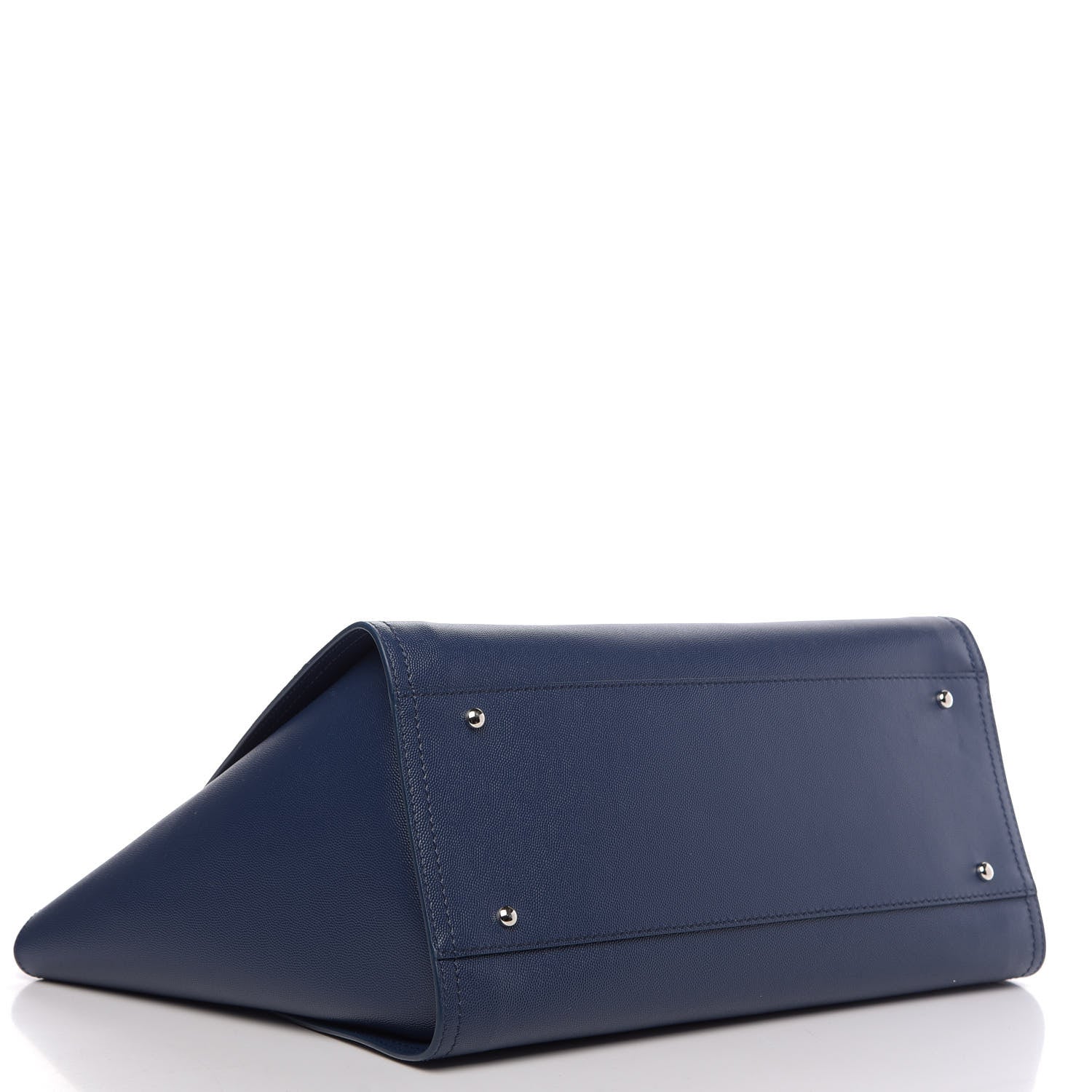 Chanel Caviar Large Studded Deauville Tote Navy 5 of 12