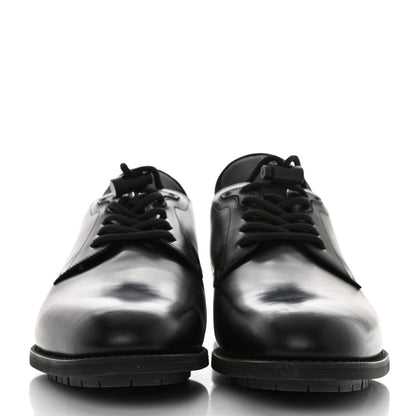 Louis Vuitton Calfskin Mens Formal Derby Shoes 7 Black 2 of 8