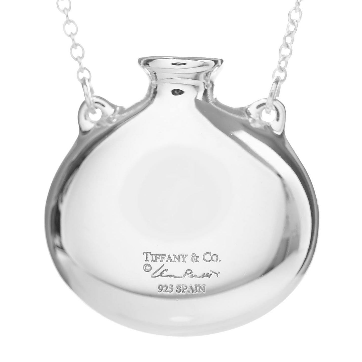 Sterling Silver Elsa Peretti Bottle Pendant Necklace