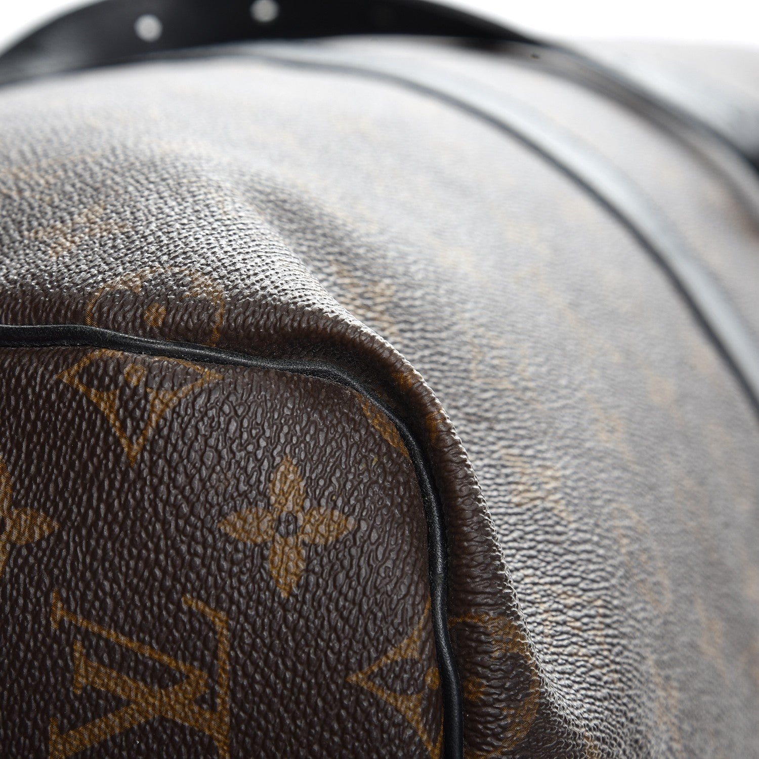 Louis Vuitton Monogram Macassar Keepall Bandouliere 55 10 of 12