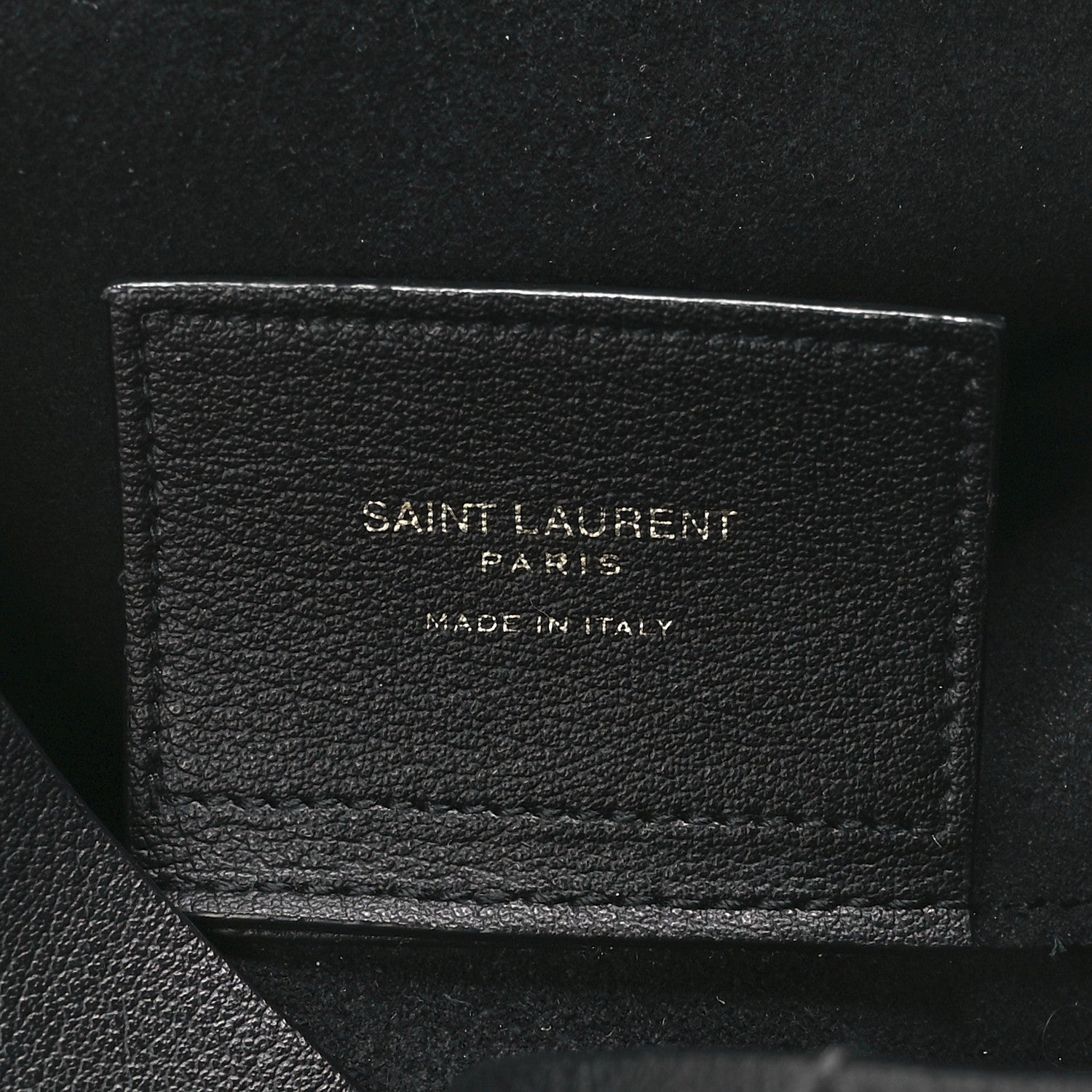Saint Laurent Calfskin Toy Shopping Tote Black 6 of 11