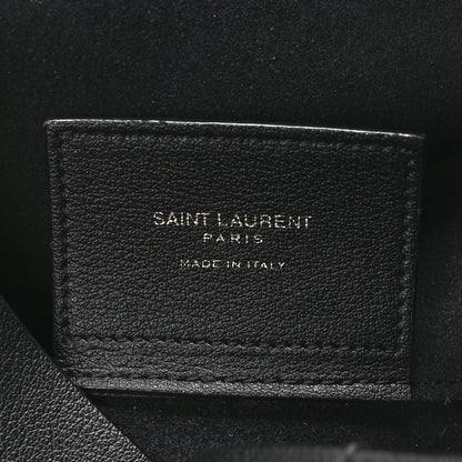 Saint Laurent Calfskin Toy Shopping Tote Black 6 of 11
