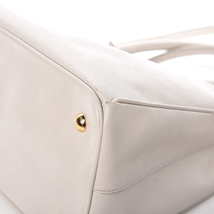 Prada Saffiano Lux Medium Tote Talco 12 of 23
