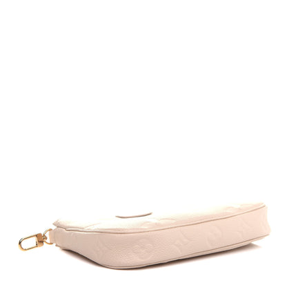 Louis Vuitton Empreinte Monogram Giant Multi Pochette Accessories Mini Pochette Cream 4 of 11