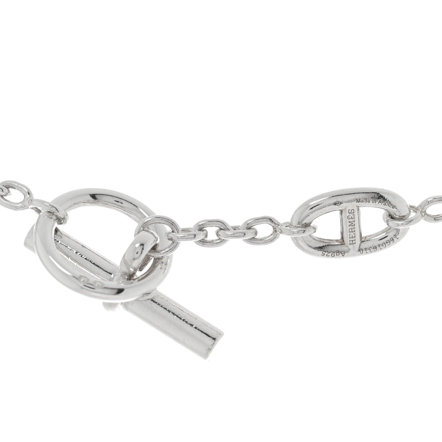 Hermes Sterling Silver Farandole Necklace 120 4 of 5
