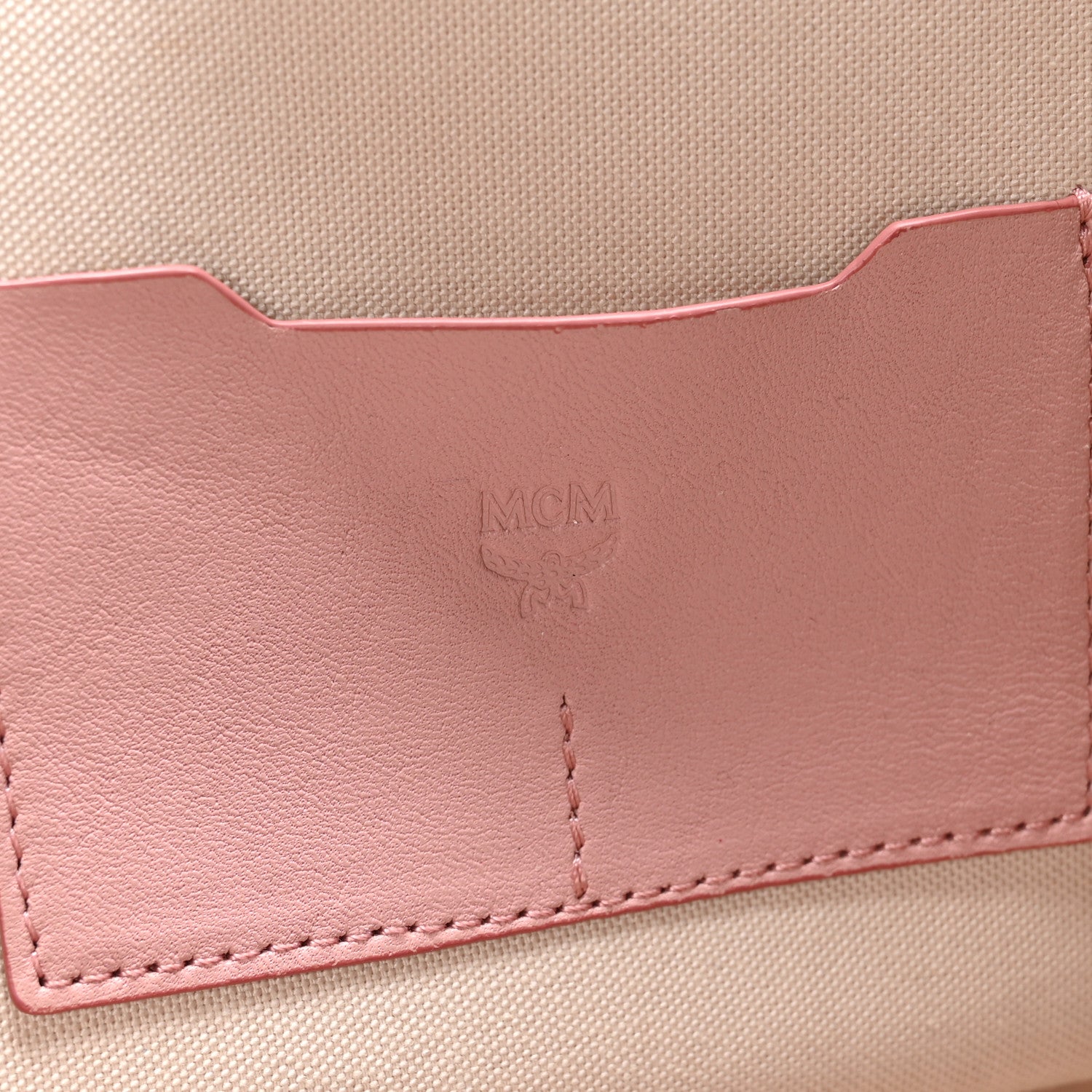 MCM Visetos Large Traveler Weekender Bag Light Pink 5 of 9