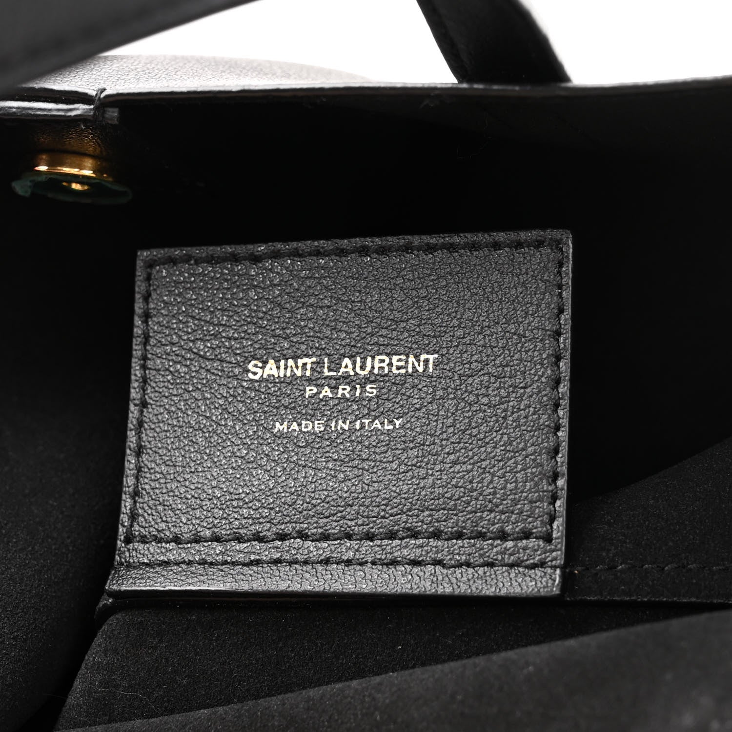 Saint Laurent Calfskin Toy Shopping Tote Black 6 of 10