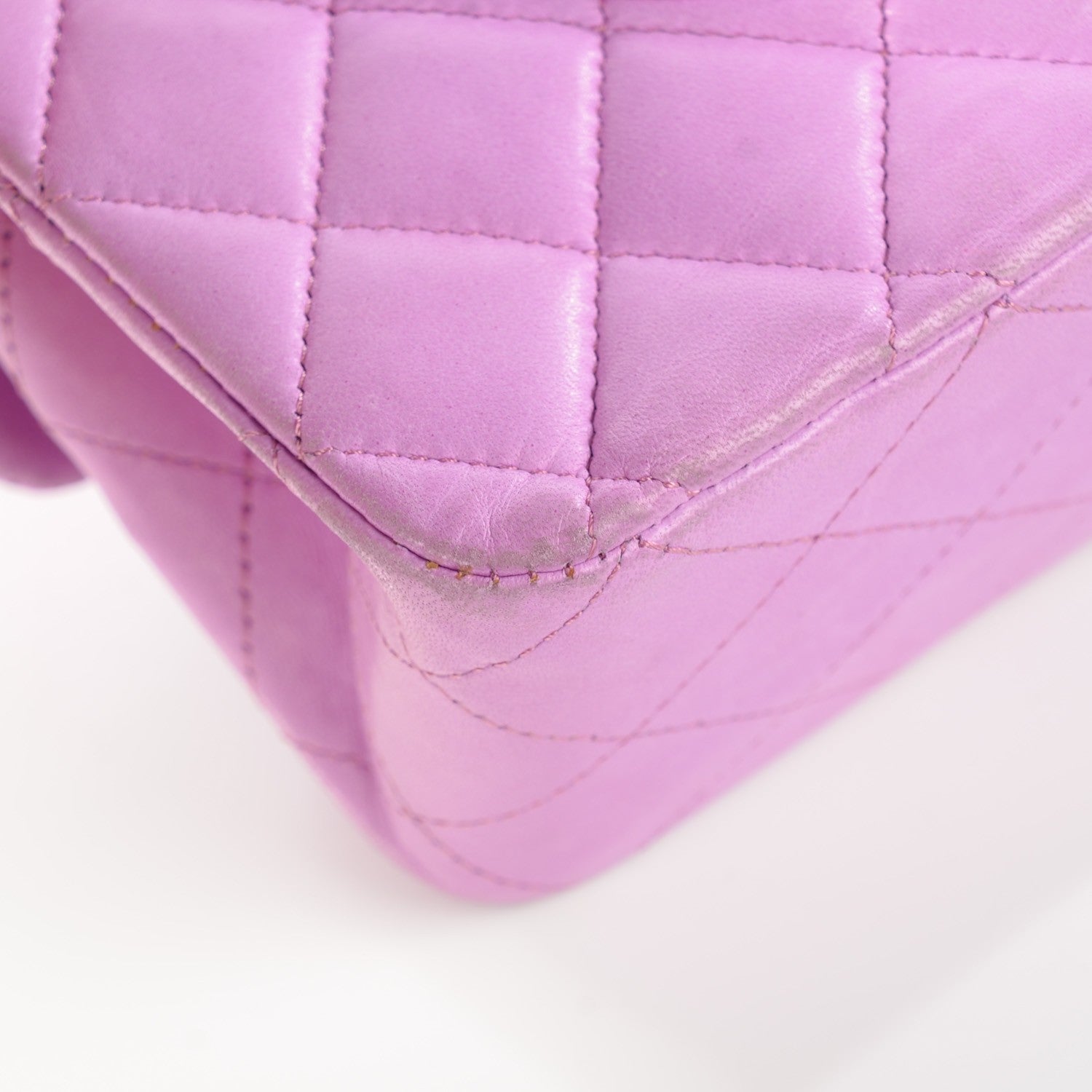 Chanel Lambskin Quilted Medium Double Flap Pink 5 of 15