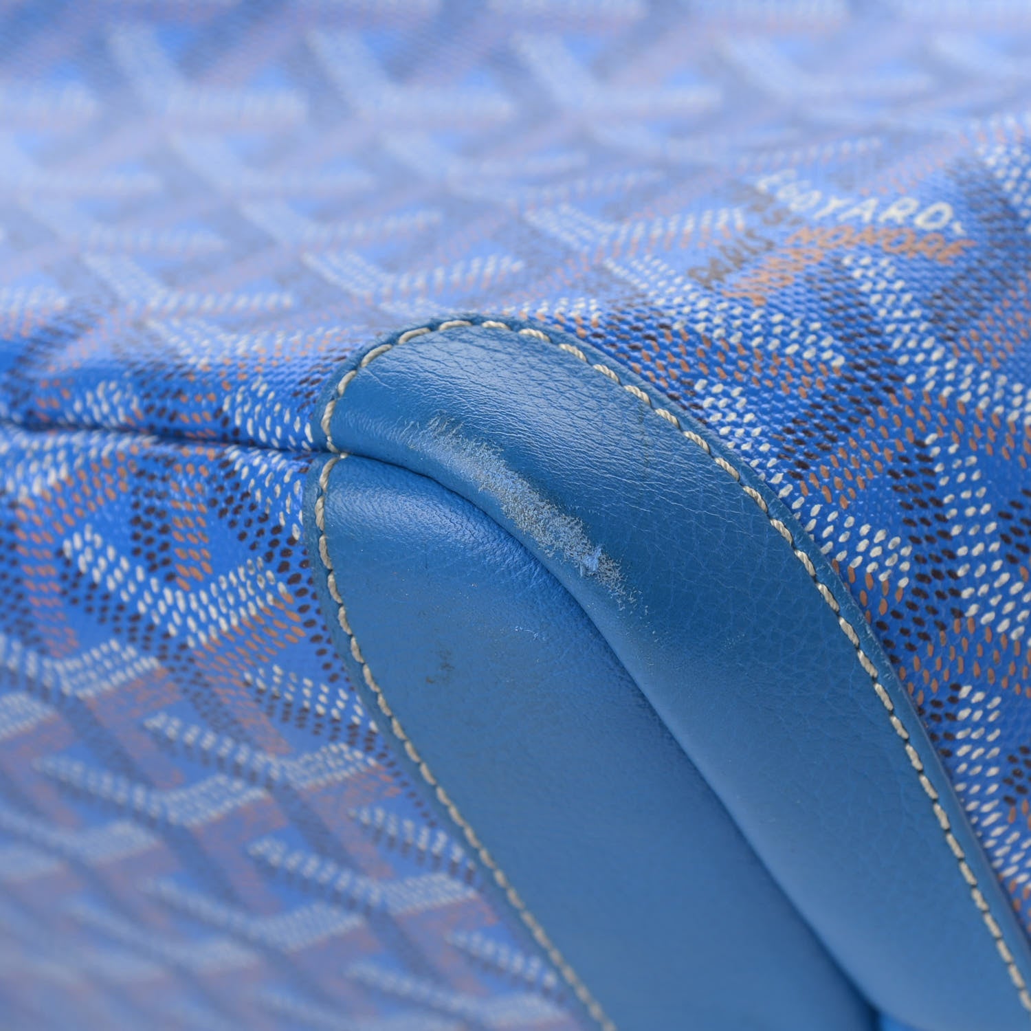 Goyard Goyardine Artois MM Blue 9 of 17