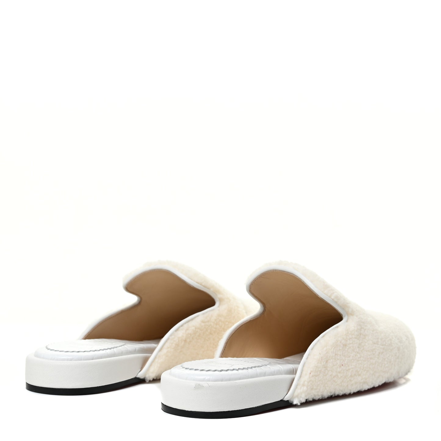 Shearling Womens Coolito Donna Loafer Mules 39 Navy White