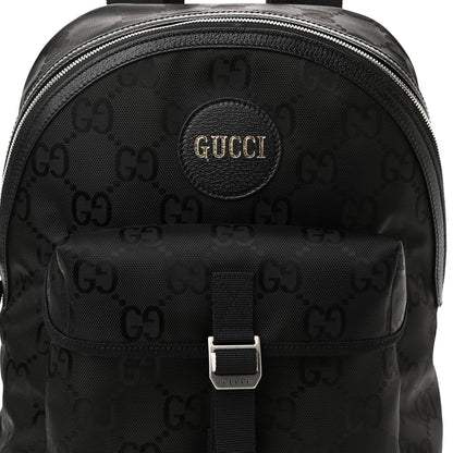 Gucci Econyl Nylon Monogram Off The Grid Backpack Black 8 of 10
