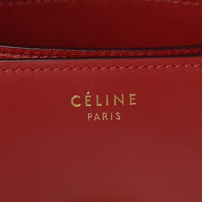Celine Smooth Calfskin Small Classic Box Flap Bag Red 6 of 10