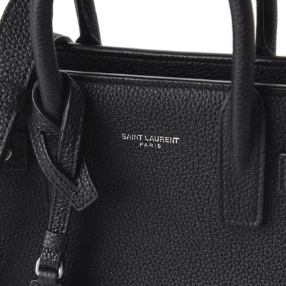 Saint Laurent Grained Calfskin Nano Sac De Jour Souple Black 9 of 10