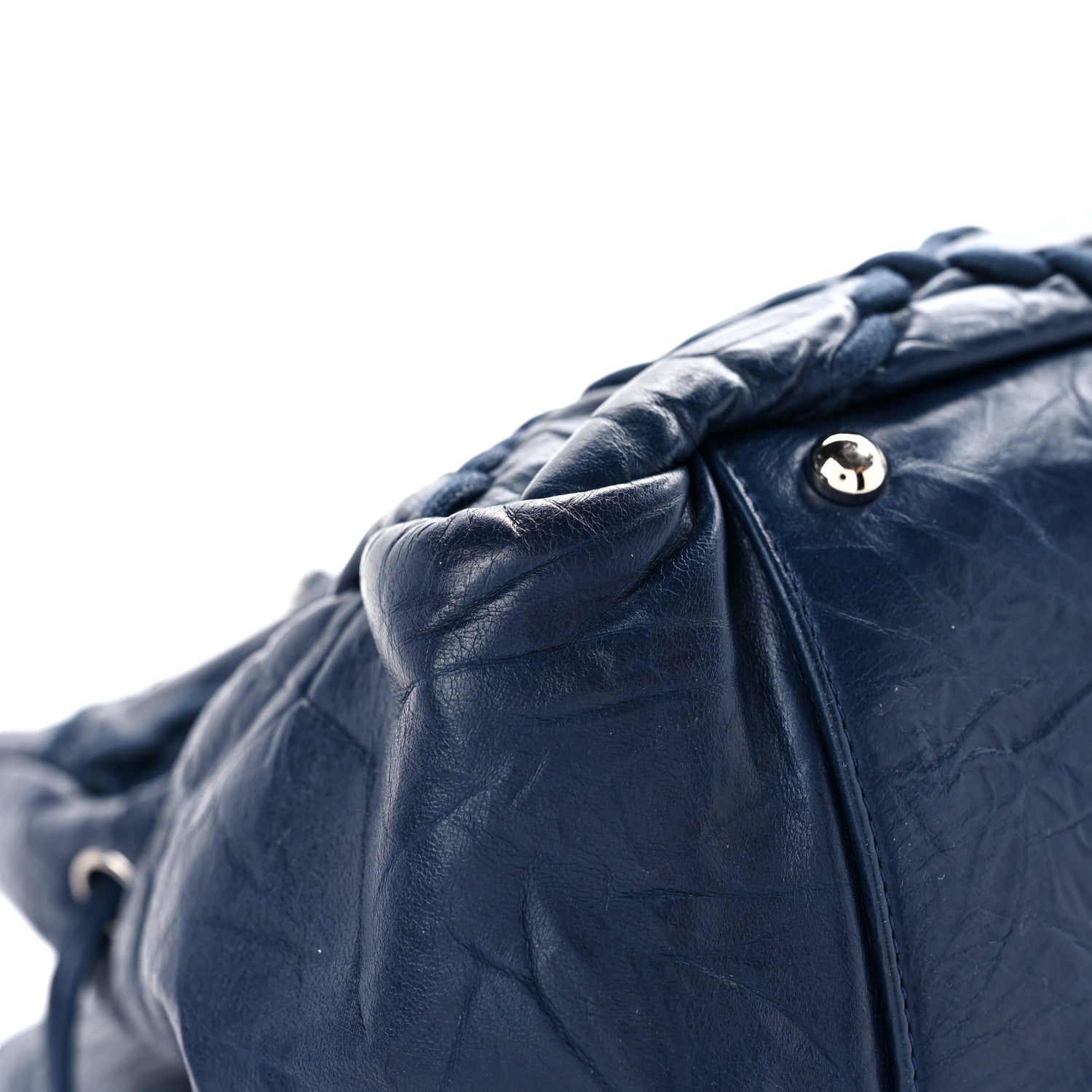 Chanel Calfskin Ultra Stitch Tote Navy Blue 8 of 16