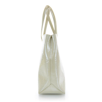 Louis Vuitton Vernis Wilshire MM Blanc Corail 6 of 10