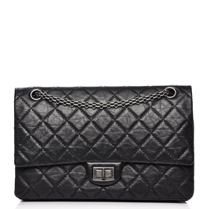 Chanel Aged Calfskin Quilted 2.55 Reissue 226 Flap Black 1 of 9