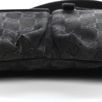 Gucci GG Monogram Double Pocket Belt Bag Black 9 of 13