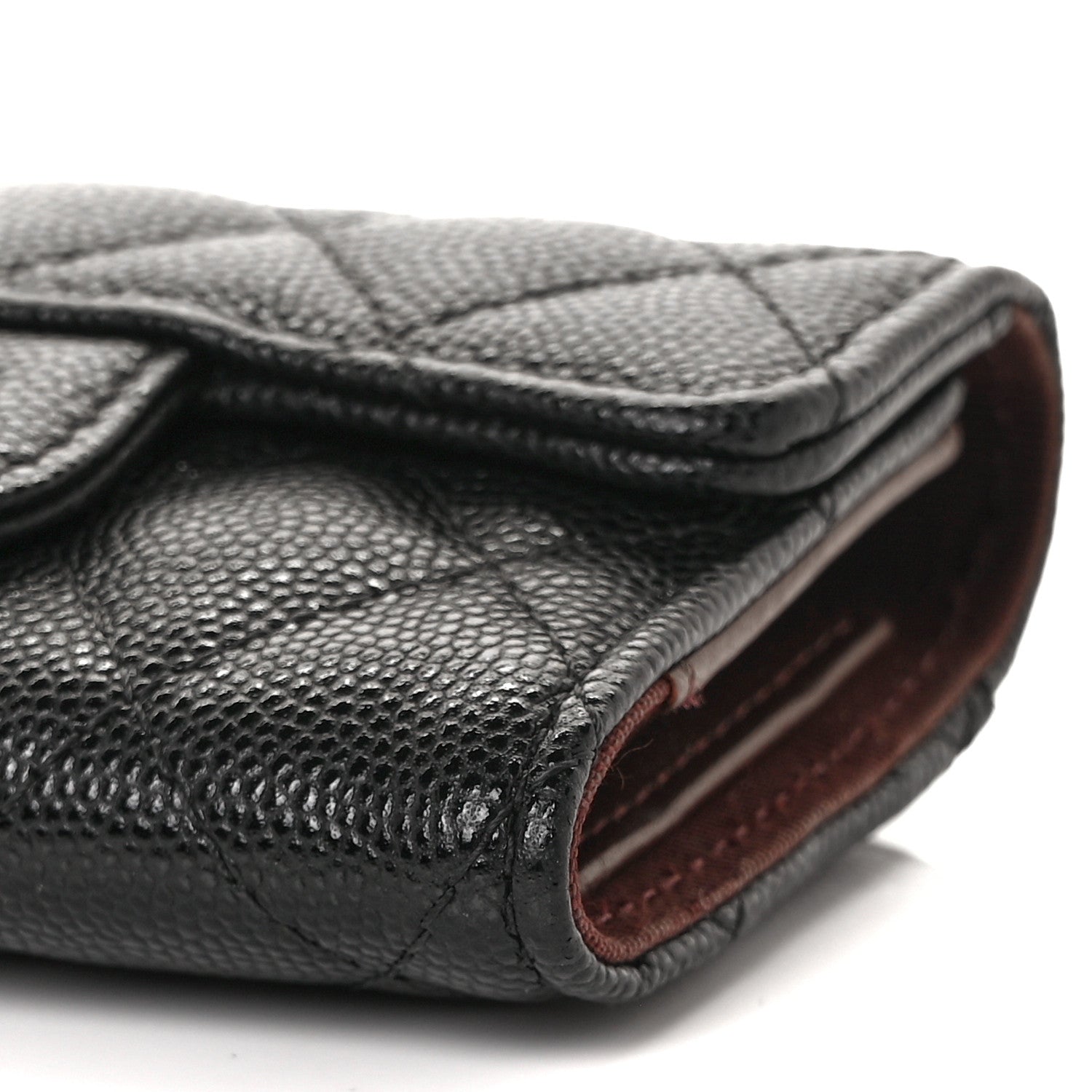 Chanel Caviar Quilted Classic 4 Key Holder Wallet Black 9 of 10
